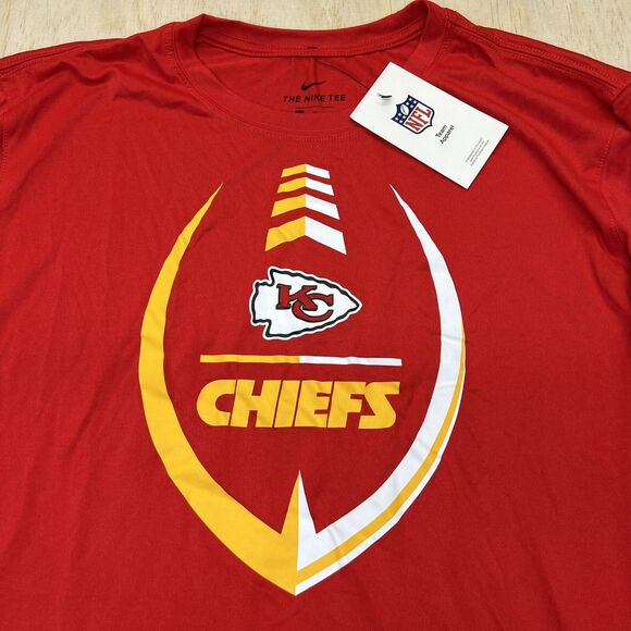 NEW XL Kansas City Chiefs Nike Red Icon Legend Long Sleeve Dri Fit Shirt - Picture 2 of 10